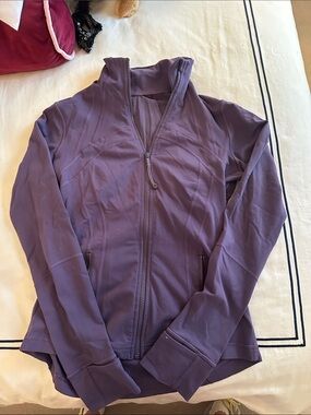 lululemon athletica mauve full-zip utility jacket